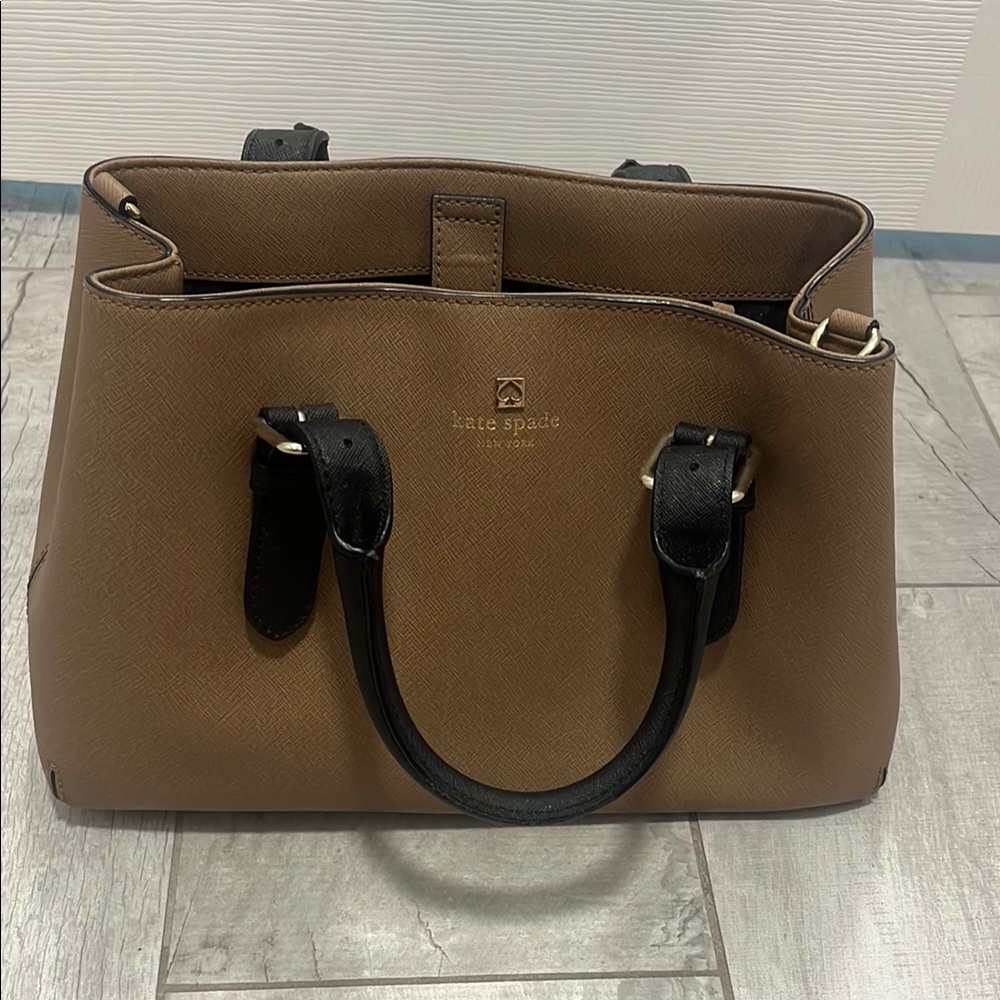 Kate Spade Brown and Black Satchel
